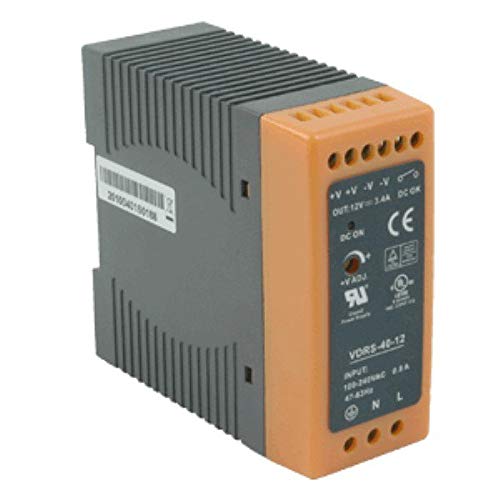 VDRS-40-24, AC/DC Power Supply - 1 Output - DIN Rail - 24V@1.7A - 40W