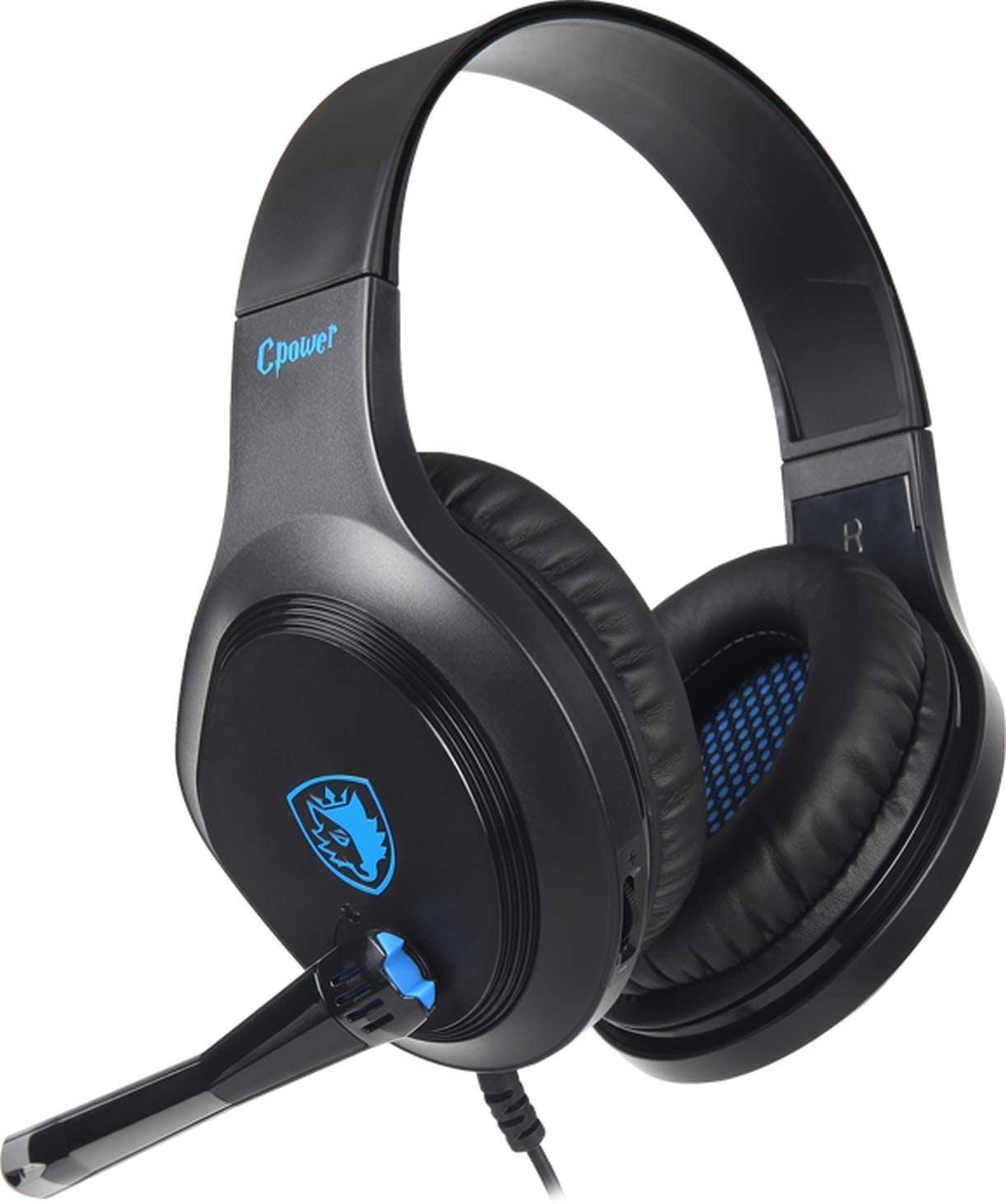 Sades Cpower SA-716 Gaming Headset Black/Blue