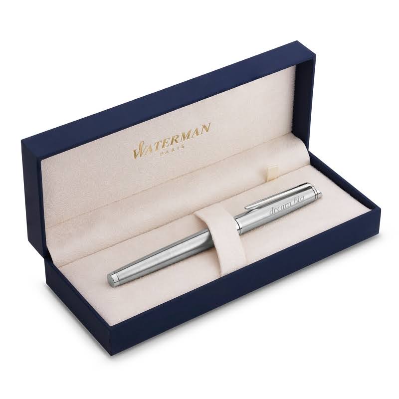 Waterman Fountain Pen, Black, silver/steel | Things Remembered