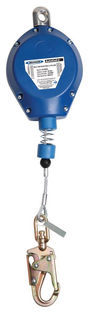 Werner - R210030 30 ft Steel Cable Self Retracting Lifeline