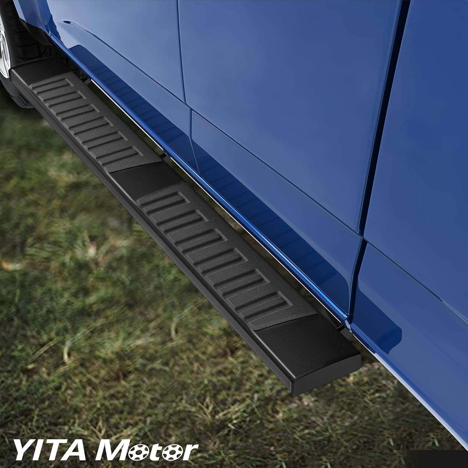 YITAMOTOR 6 Inches Running Boards Compatible with 2015-2022 Chevrolet Colorado/GMC Canyon Extended/Double Cab Aluminum Black Side Steps Nerf Bars