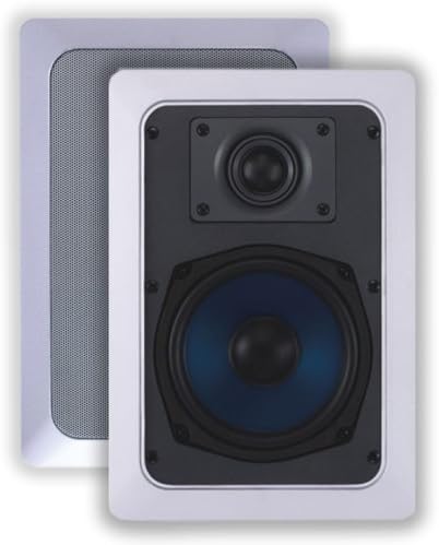 OSD Audio 150W 5.25” in-Wall LCR Speaker – Center Channel with Dual Woofers – IW525 Pack of 2