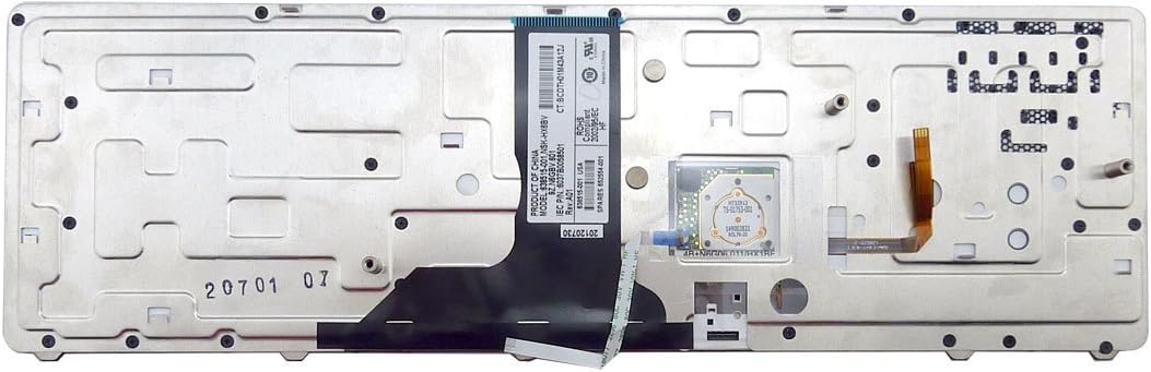 CHNASAWE Laptop replacement Backlit keyboard compatible with HP P/N: 688737-001 701977–001 688737-B31 701977–B31 , US layout black color