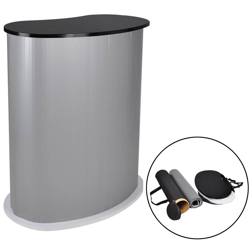 Yescom Trade Show Display Podium Table Counter Stand Black