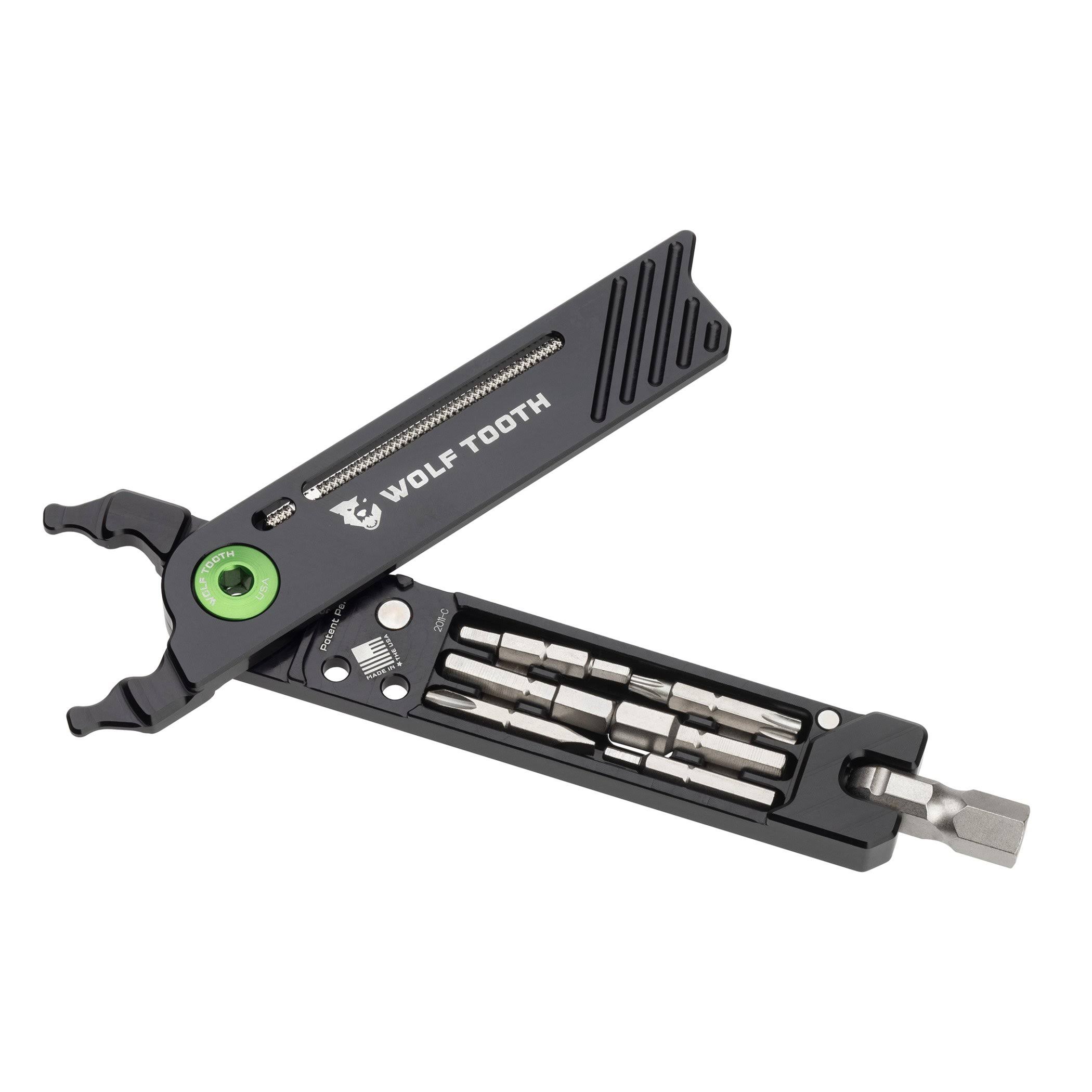 Wolf Tooth 8-bit Pack Pliers - Black / Green