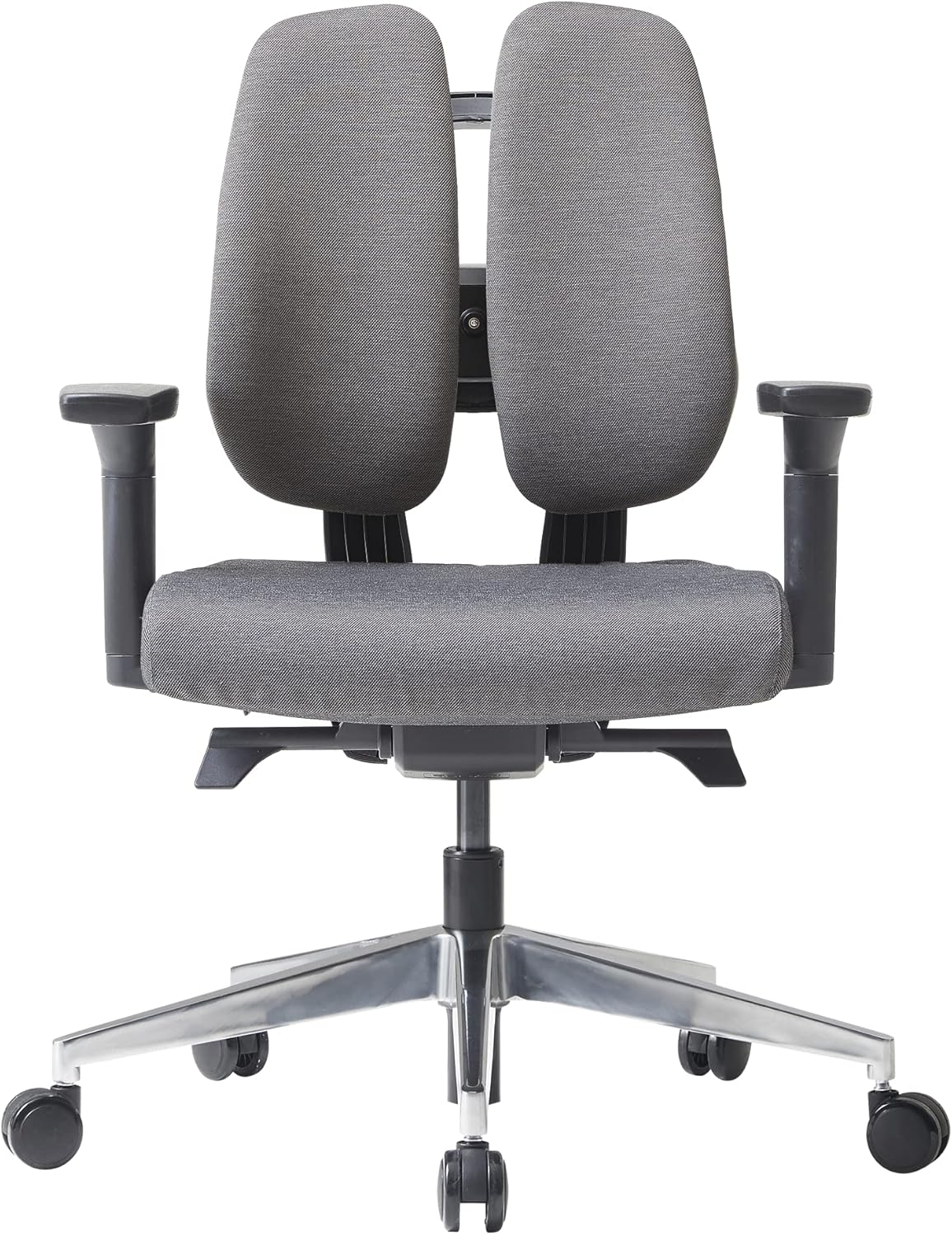 【DUOREST D2】 High Back Office Chair - Office Chair for Bad Back, Office Chair for Back Pain, Posture Office Chair, Back Support Office Chair, Ergonomic Office Chair [Headrest+Black/Black]