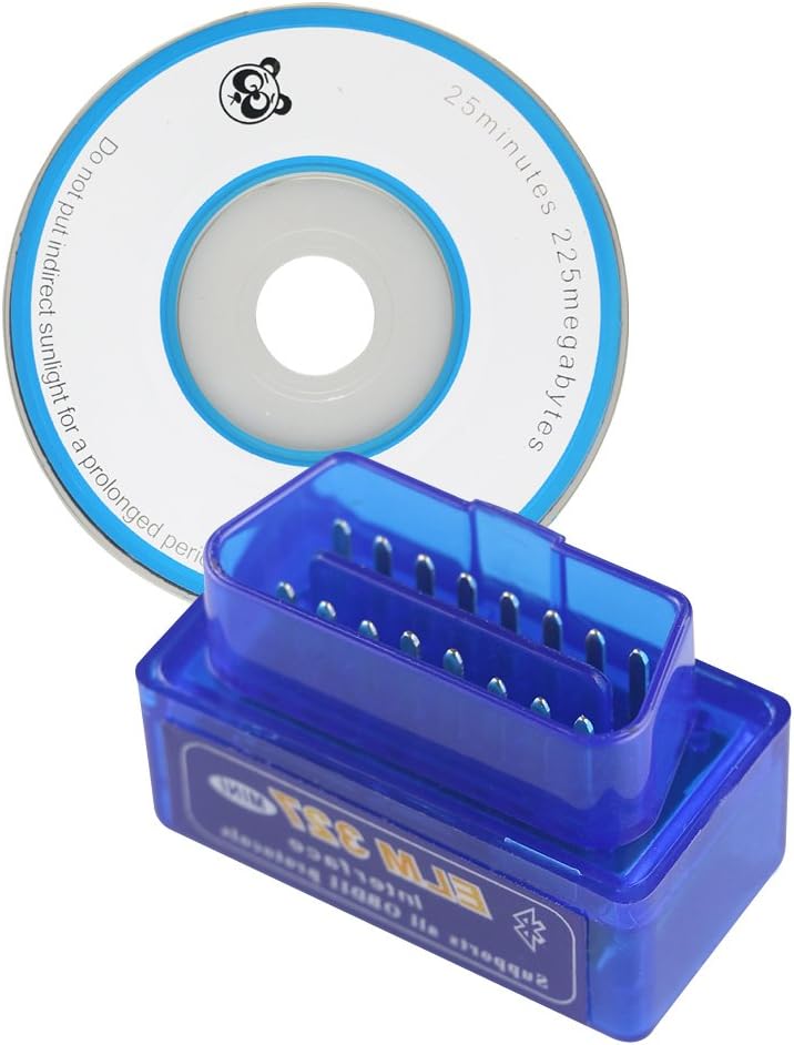 JOYING ELM 327 V2.1 Bluetooth Vehicle Diagnostic Tool OBD2 OBD-II ELM327 Car Interface Scanner Works On Android