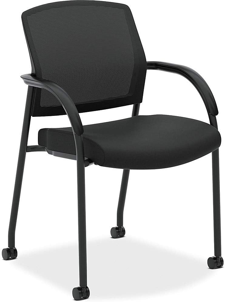 HON Lota Office Chair - Mid Back Mesh Desk Chair or Conference Room Chair, Black (H2281)