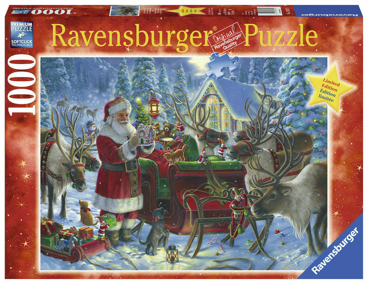 Ravensburger Packing The Sleigh - 1000 Piece Puzzle
