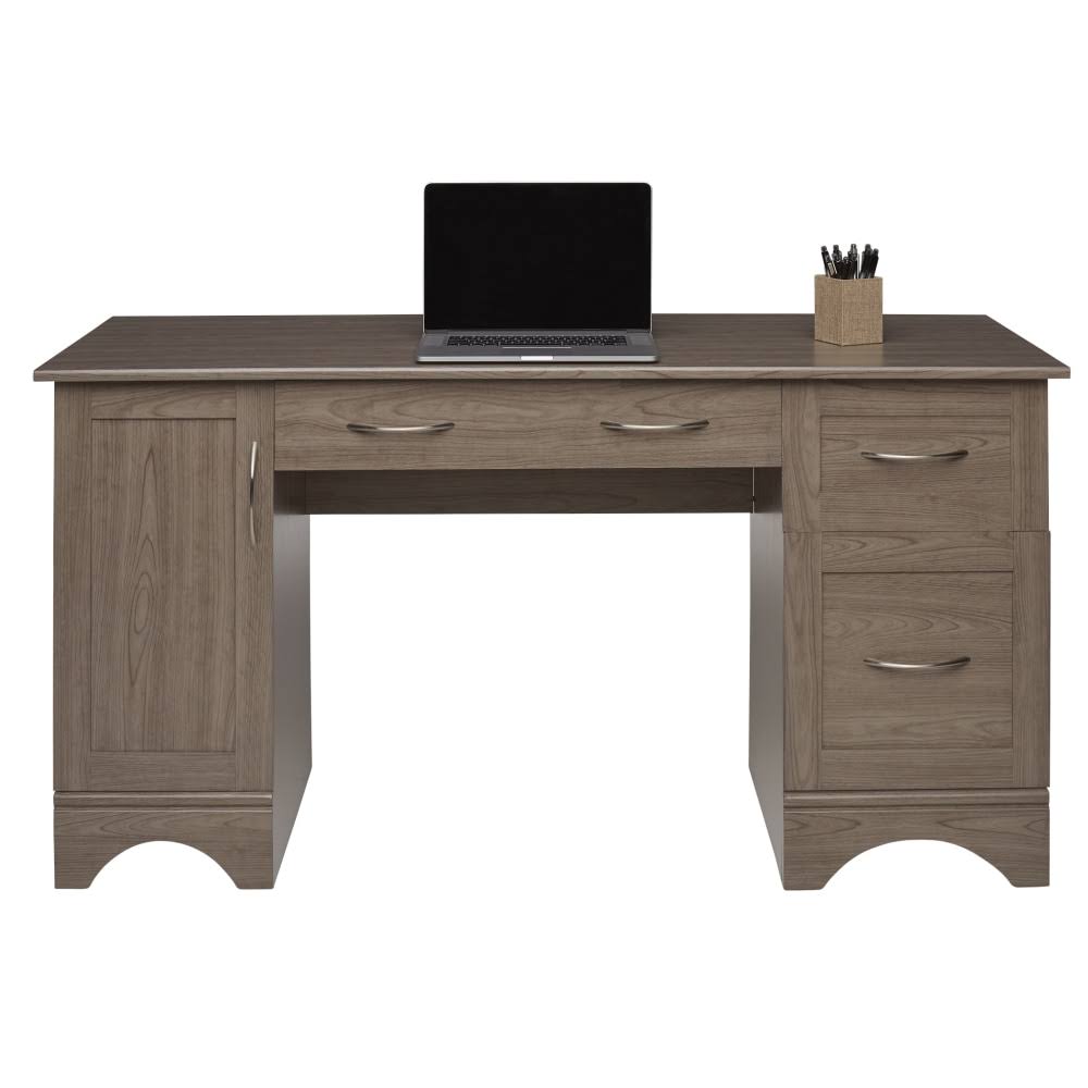 Realspace Pelingo 60x22W Computer Desk, Gray