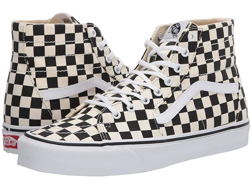 Vans Checkerboard Sk8-Hi Tapered (Black/True White)