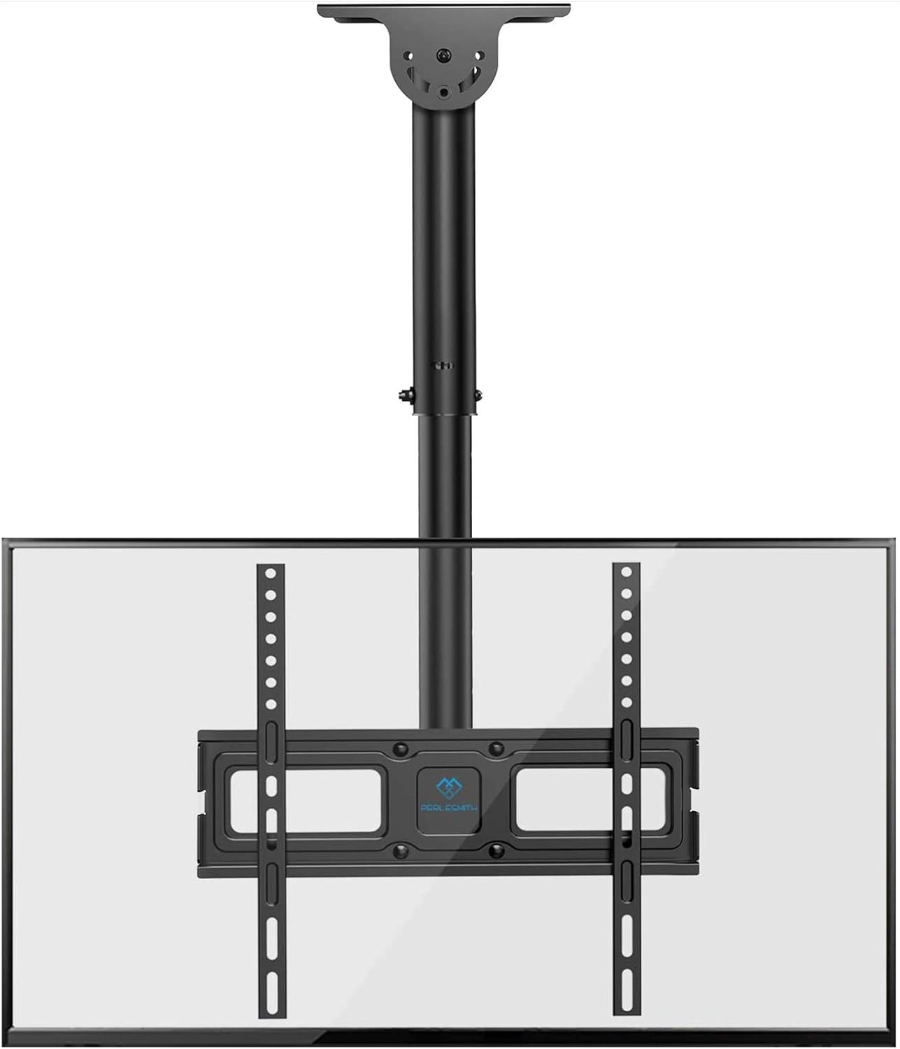 PERLESMITH Ceiling TV Mount, Hanging Full Motion TV Mount Bracket Fits Most 26-55 inch LCD LED OLED 4K TVs, Flat Screen Displays, TV Pole Mount Holds up to 99lbs, Max VESA 400x400mm, PSCM2 Pack of 2