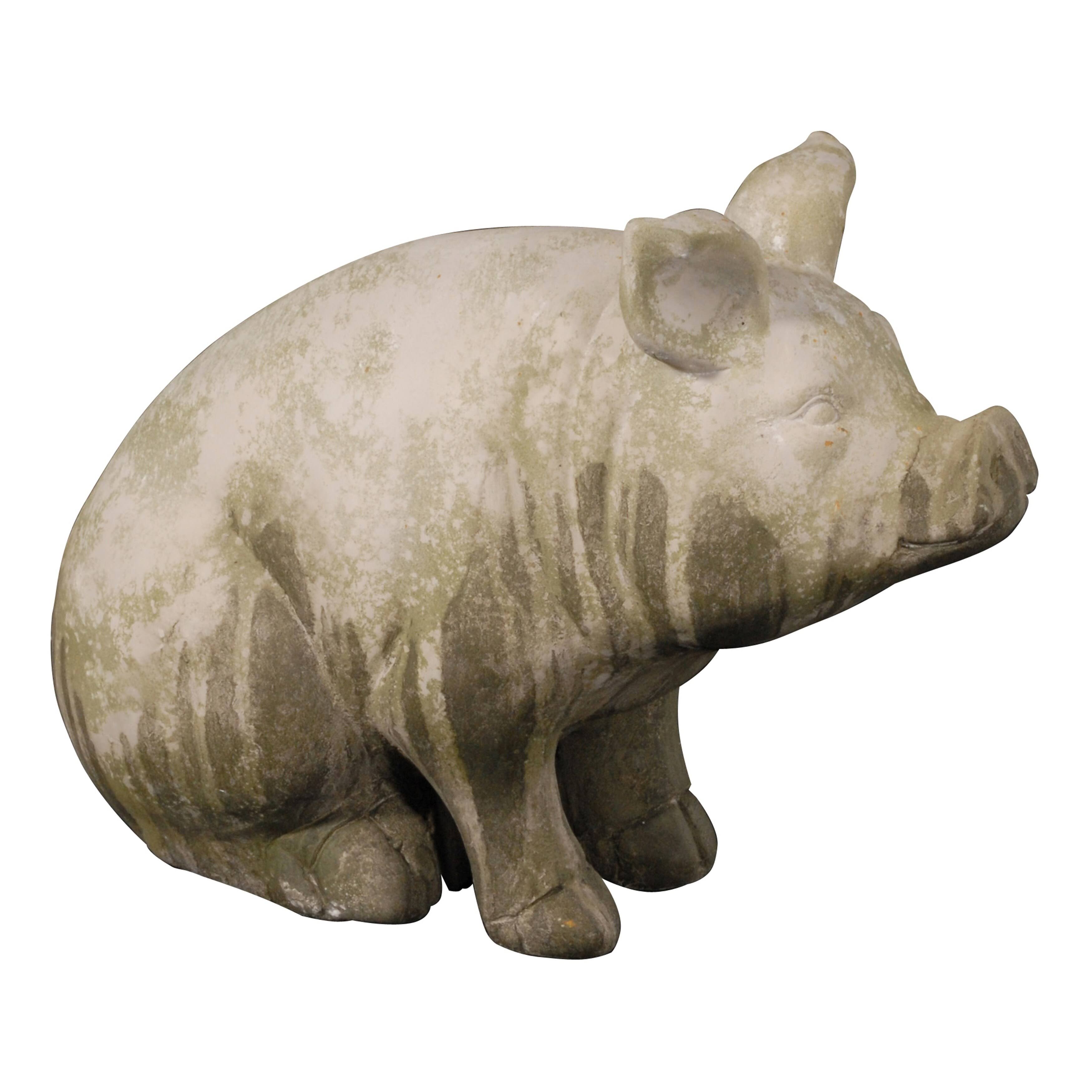 Au0026B Home Wilbur Sitting Pig Accent