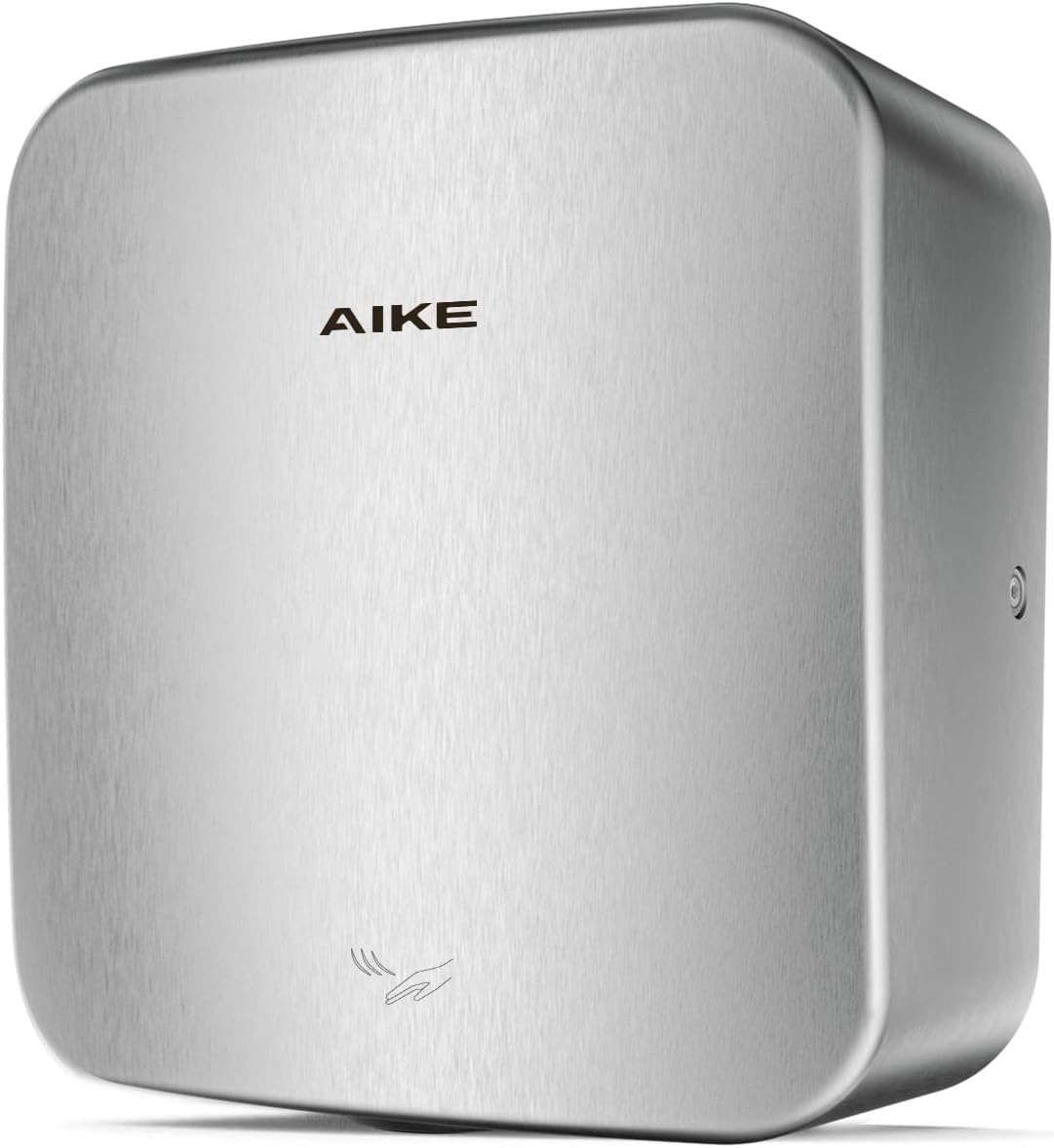 AIKE Heavy Duty Jet Cube High Speed Hand Dryer For Bathroom 110V 1400W, Model AK2800C Matt Black Painted Cover
