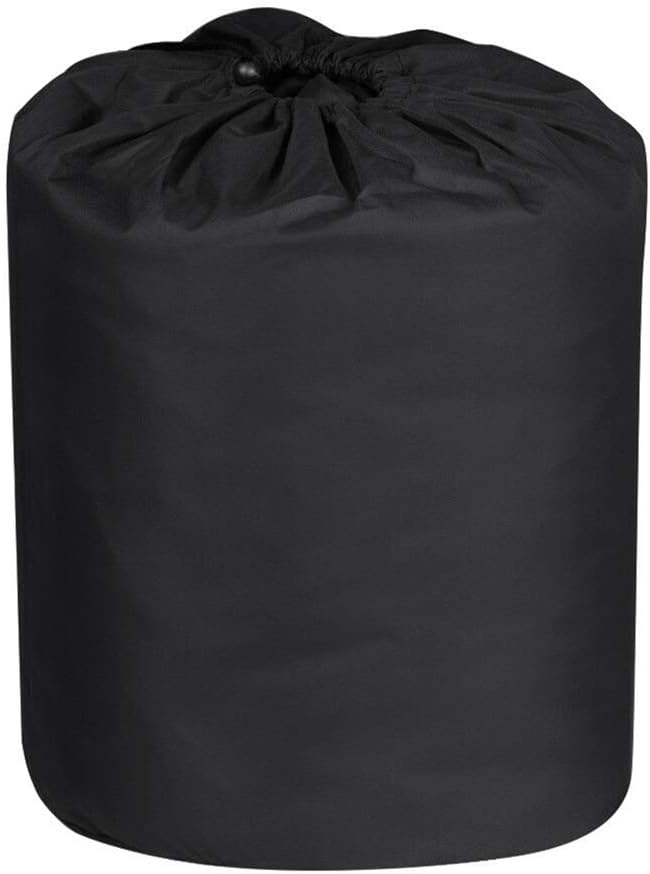 labworkauto Waterproof Heavy Duty 210D Boat Cover Trailerable Boat Cover Fit for V-Hull,Tri-Hull, Runabout Boat Cover Length:11-22 ft Black (20-22ft) Pack of 2