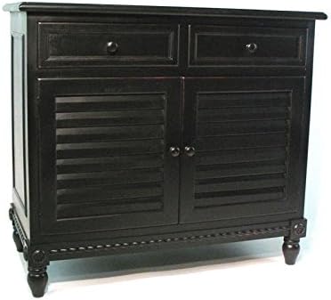 Pemberly Row Cabinet in Antique Black