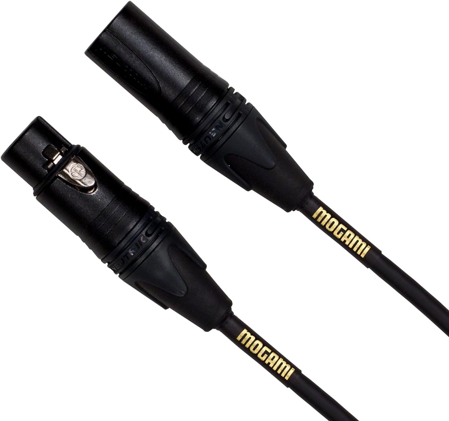 Mogami Gold STUDIO-10 XLR Microphone Cable, XLR-Female to XLR-Male, 3-Pin, Gold Contacts, Straight Connectors, 10 Foot Pack of 2