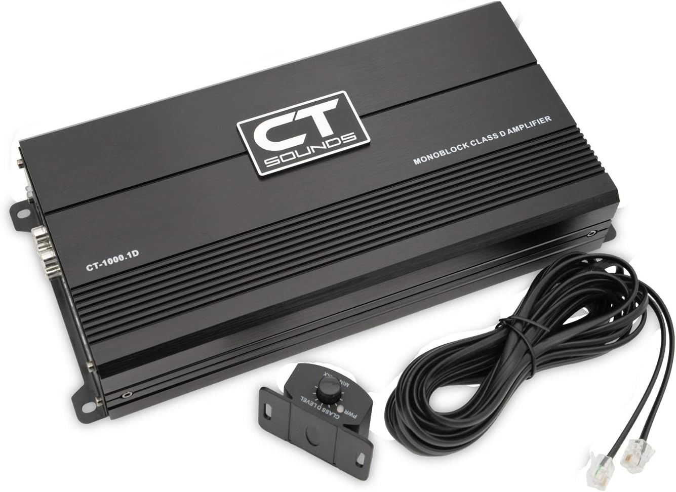CT Sounds CT-1000.1D Compact Class D Car Audio Monoblock Amplifier, 1000 Watts RMS