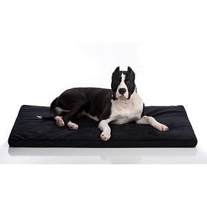Gorilla Dog Beds Dura-Vel Orthopedic Dog Crate Pad, Black, Large