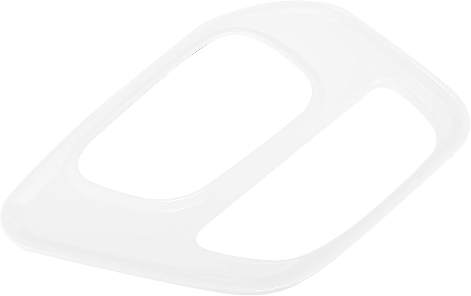 X AUTOHAUX Car Interior Center Console Gear Shift Panel Cover Decoration Frame Trim Protective Stickers Accessories for Dodge Challenger 2015-2021 White