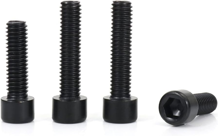 Stainless Steel (Black) Mounting Kits, Fit for YZF R6 2008 2009 2010 2011 2012 2013 2014 2015 2016, Full Sets Fairing Bolts Kits Bodywork Screws, Washers/Nuts/Fastenings/Clips/Grommets