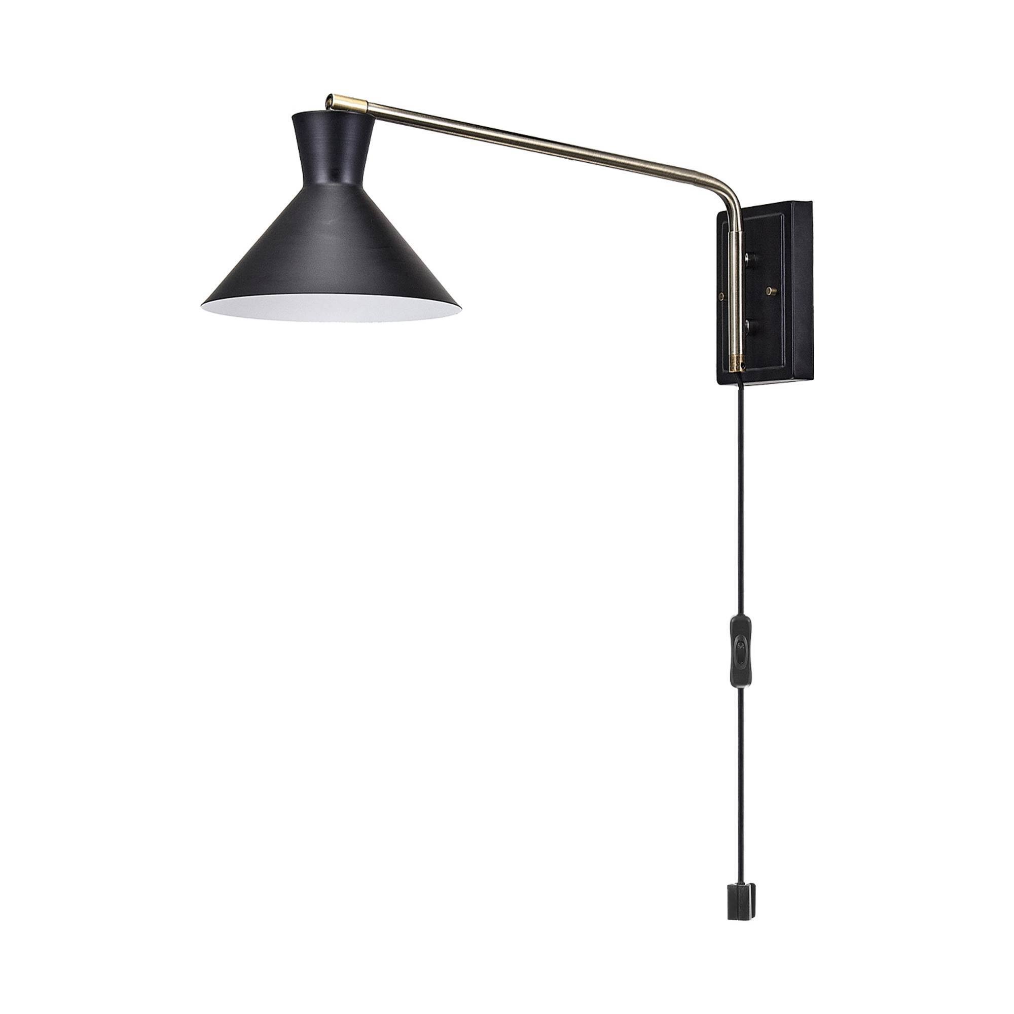 Globe Electric 51428 Waldwick 10 inch Tall LED Wall Sconce, Black