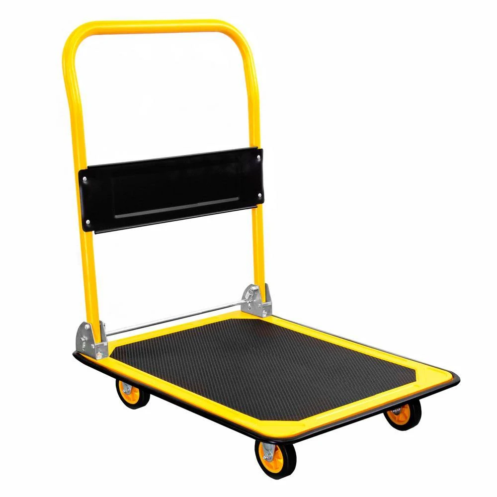 Mount-It! Foldable Push Cart Dolly | 660 lb Capacity
