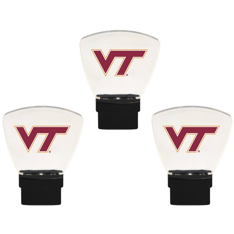 Authentic Street Signs Virginia Tech Hokies LED Nightlight 3-Pack