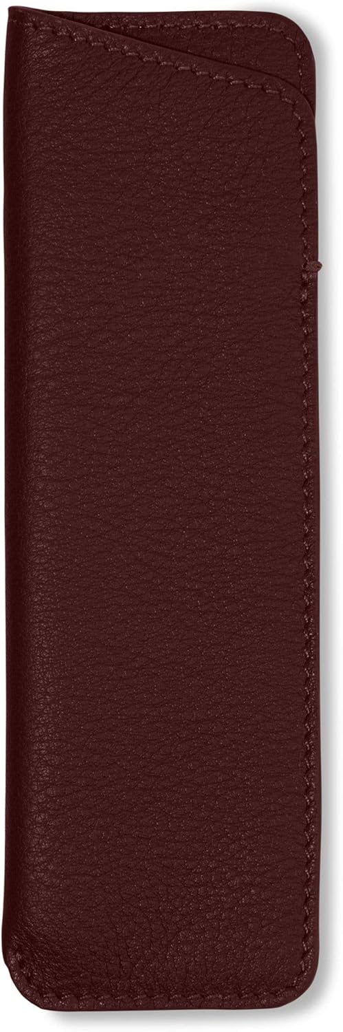 Leatherology Black Onyx Slim Double Pen Case Pack of 2