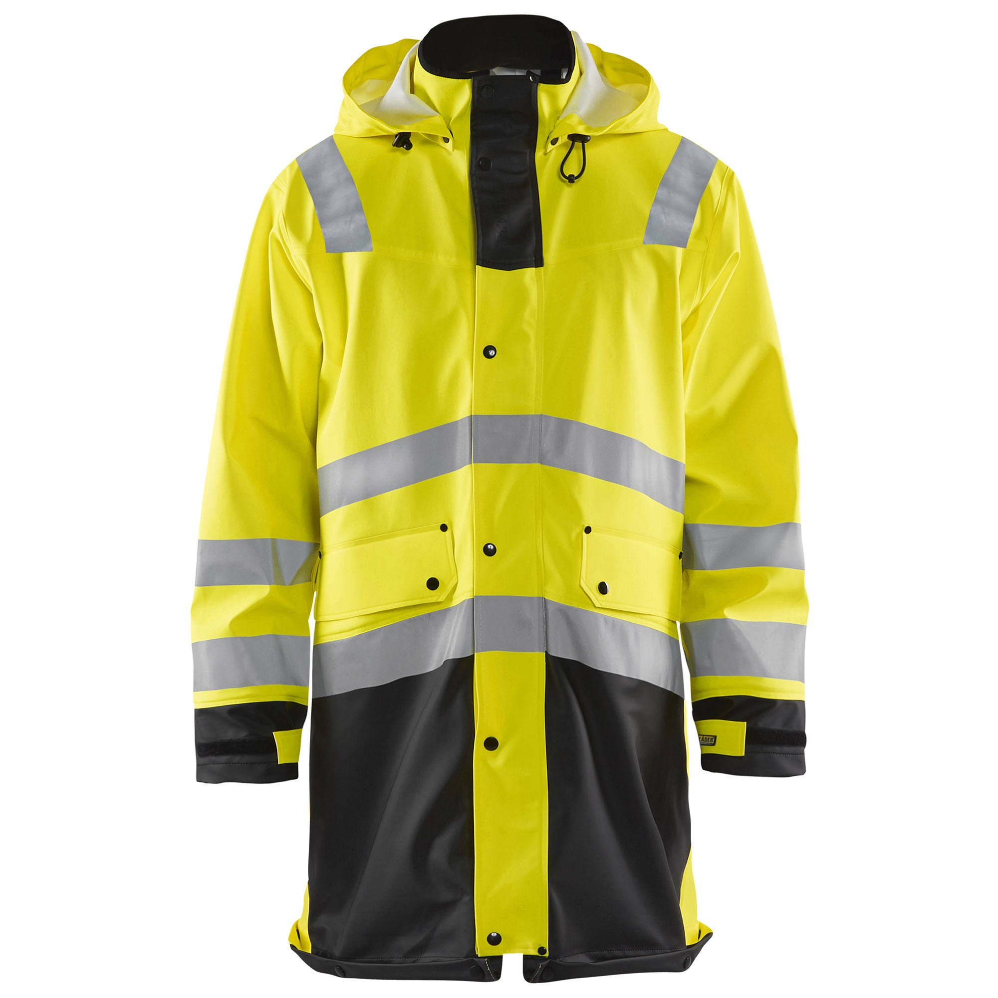 Blaklader Hi-Vis Rain Coat S Yellow / Black