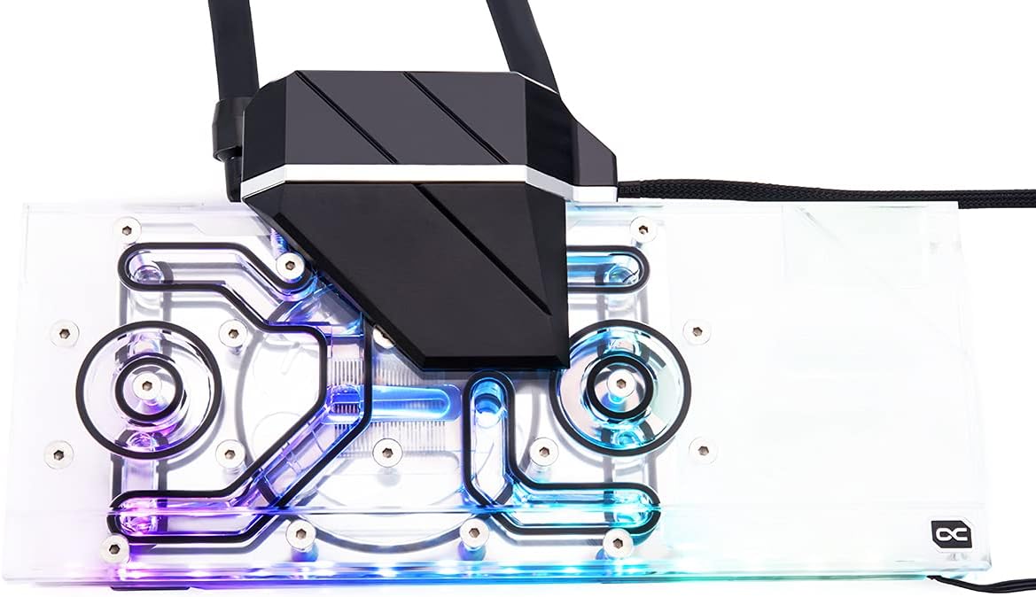 Alphacool Eiswolf 2 AIO GPU Cooler & Backplate for Reference RX 6800/6800XT/6900, 360mm Radiator, D-RGB