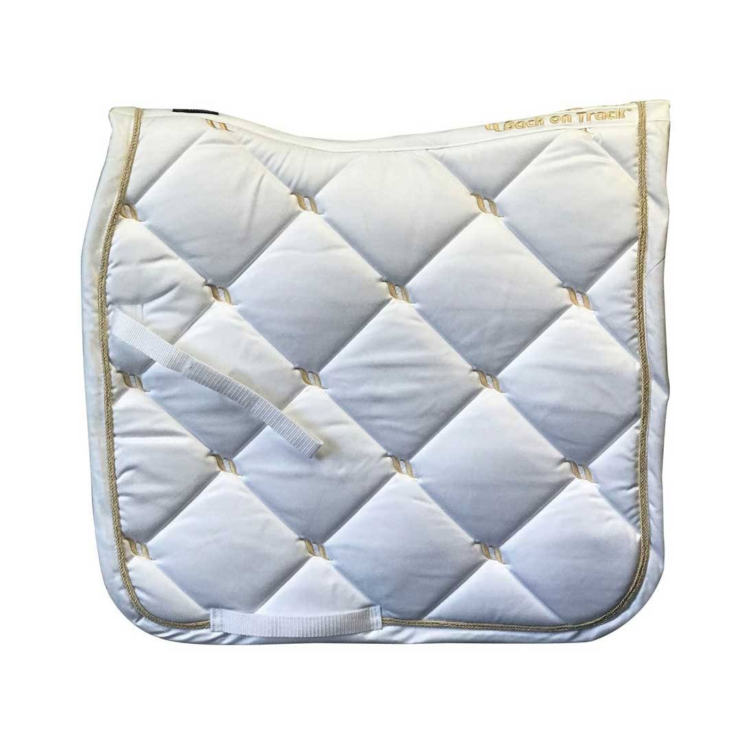 XFull Back on Track Nights Collection - Saddle Pad - Dressage White