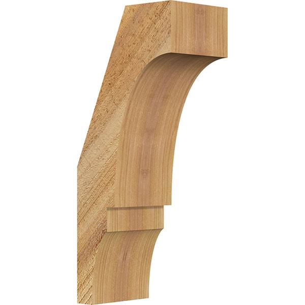 4x22W x 6x22D x 14x22H Balboa Rough Sawn Brace, Western Red Cedar