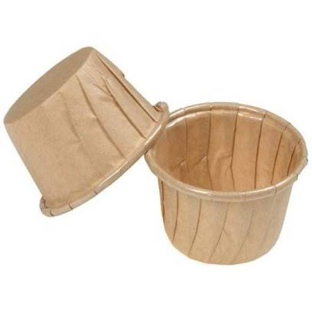 Novacart E Series Ecru Baking Cup 3600 1-3 4 Base Diameter x 1-7 16 High