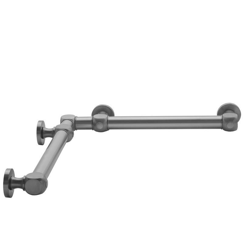 Jaclo G70-12-24-IC-ULB - G70 12x22 x 24x22 Inside Corner Grab Bar