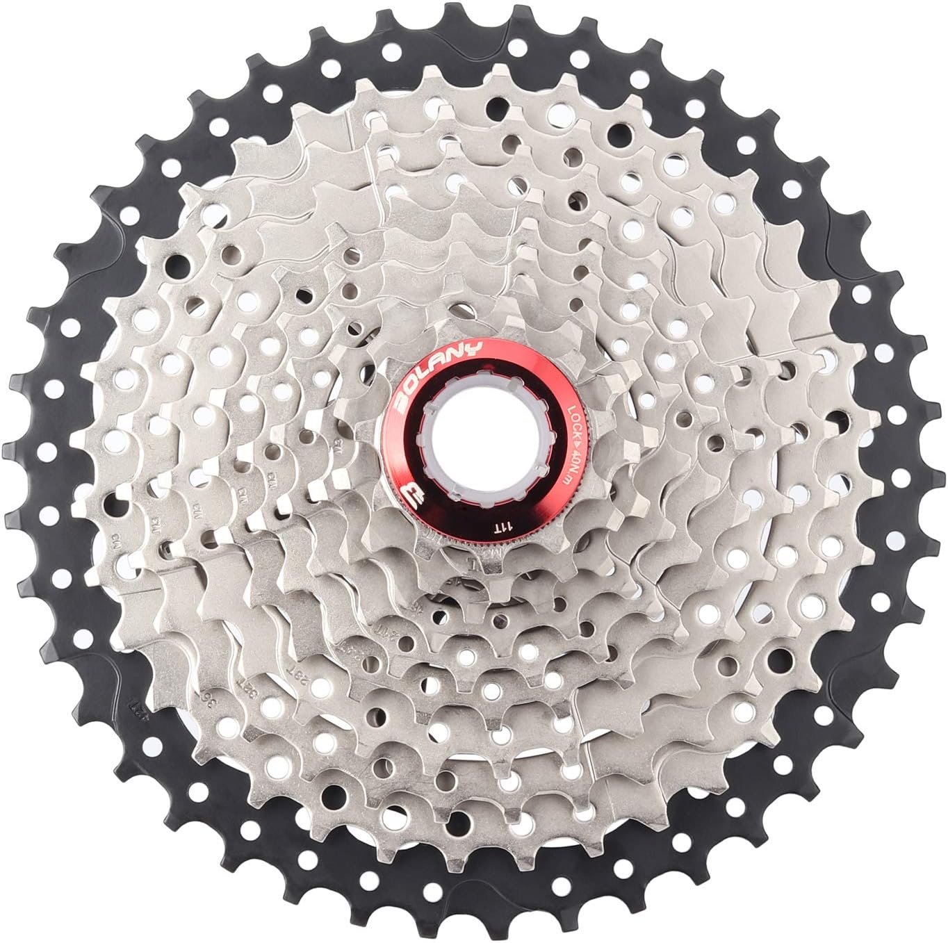 BOLANY 10 Speed Cassette Fit for Mountain Bike, Road Bicycle Pack of 2