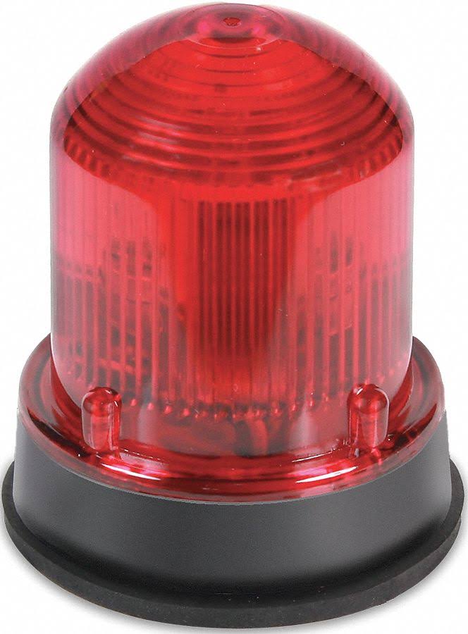 Edwards Signaling 125XBRZR120AB Warning Light,LED,120VAC,Red,65 FPM