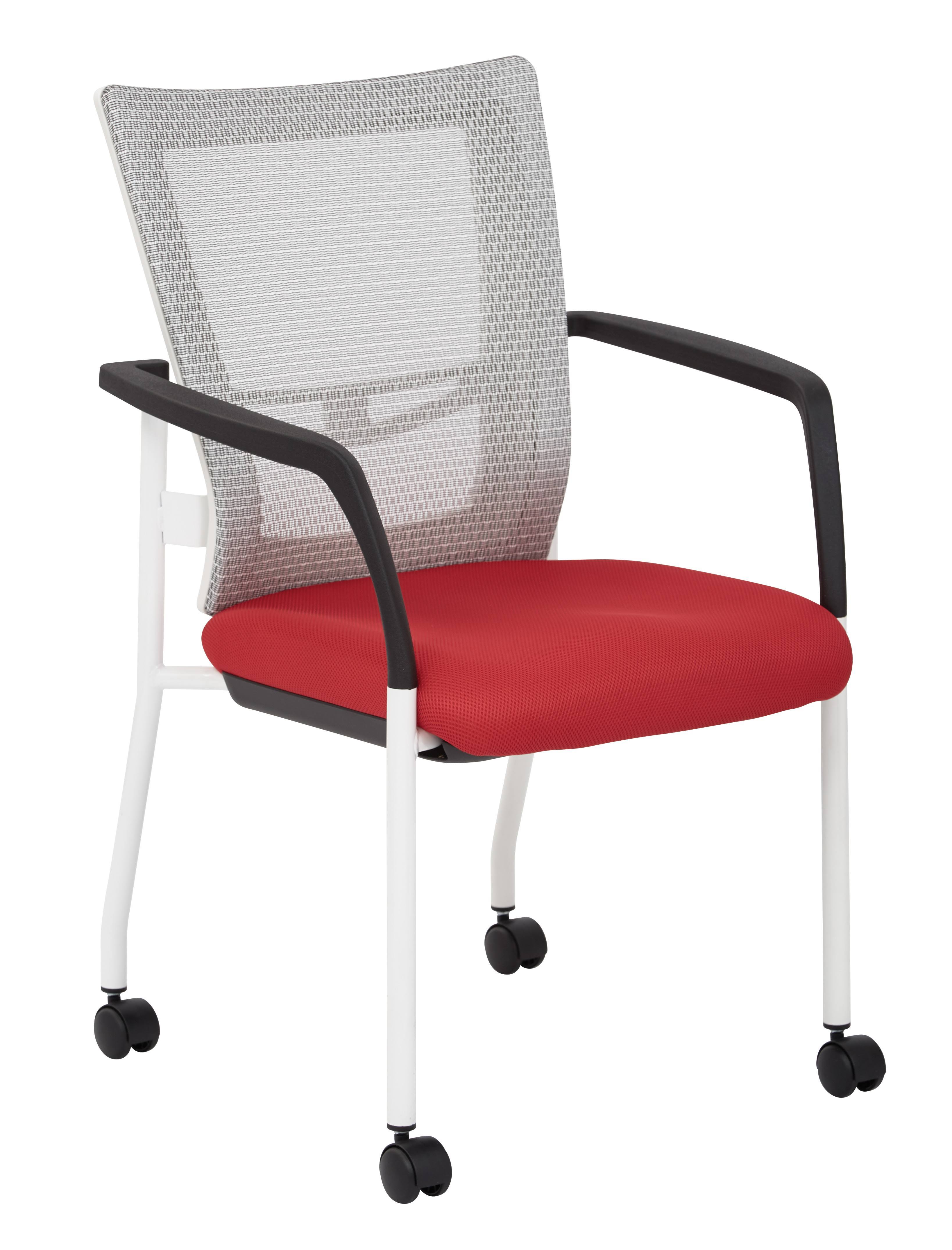 ProGrid Mesh Back Visitors Chair, Red
