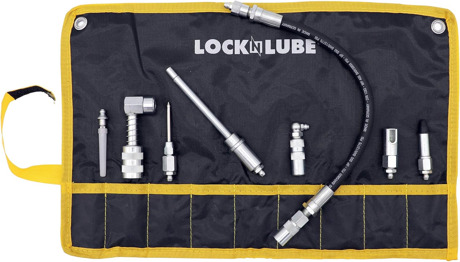 LockNLube 8-Piece Quick Connect Greasing Accessory Kit Pack of 2