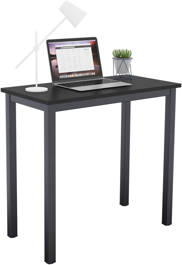 Need Computer Desk 55 inches Large Size Office Desk with BIFMA Certification Computer Table Writing Desks Black Brown, AC3CB-140