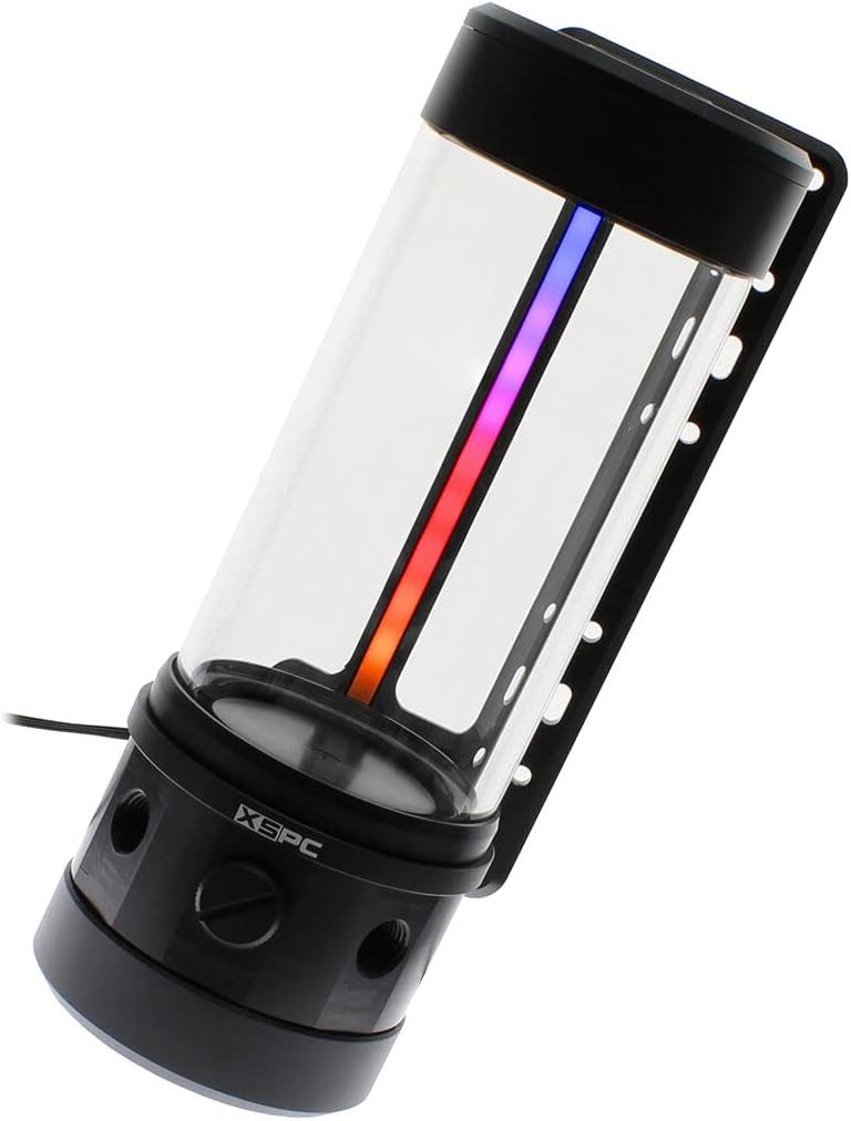 XSPC D5 Photon 170 Reservoir with D5 Body (Pump Not Included) V3, aRGB, Black