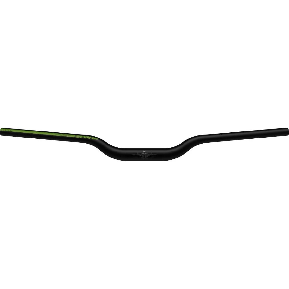 Spank Spoon 35 Riser Bar - 800mm - Black-Green