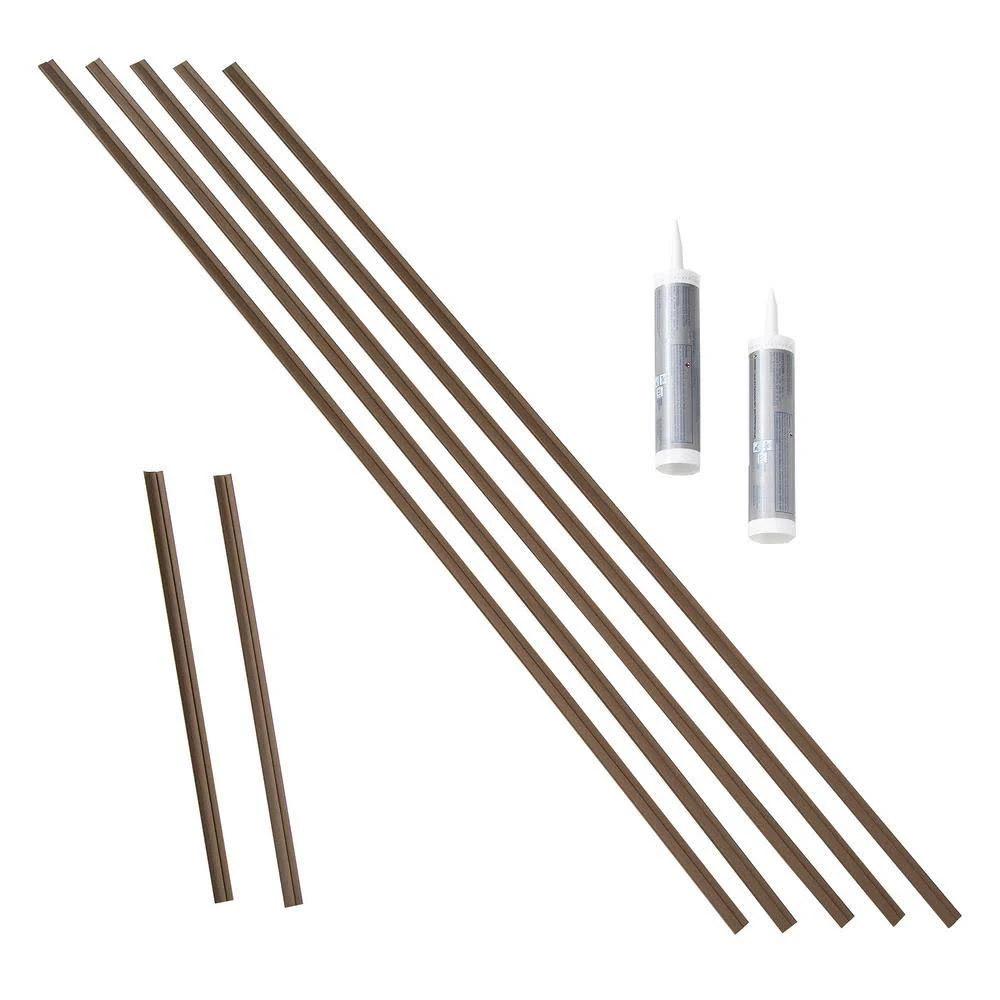 Fasade Backsplash Accessory Kit in Argent Bronze