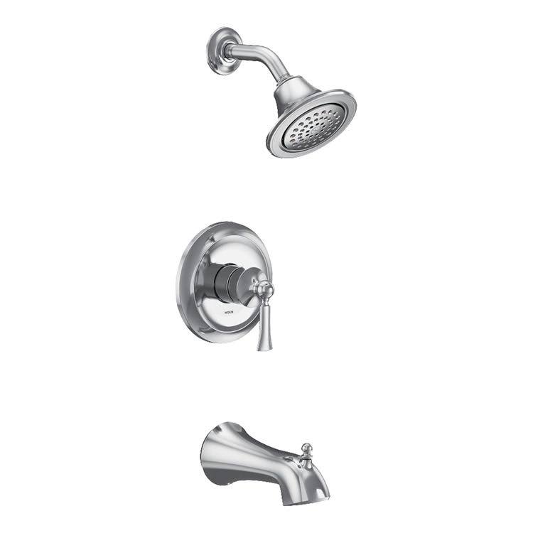 Moen UT24503EP Wynford Tub and Shower Trim Package with 1.75 GPM - Chrome