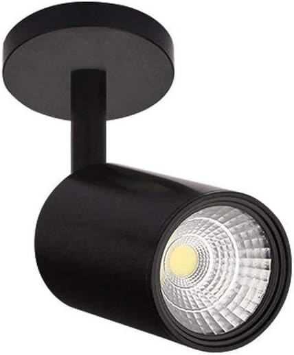LUOFDCLDDD Spotlight，Commercial Decoration Led Ceiling Light Adjustable Industry Bar Ceiling Lamp Gallery Picture Spotlight Bedroom Teahouse Clothing Store Ceiling Panel Light Outd/Black-Warm Light/12