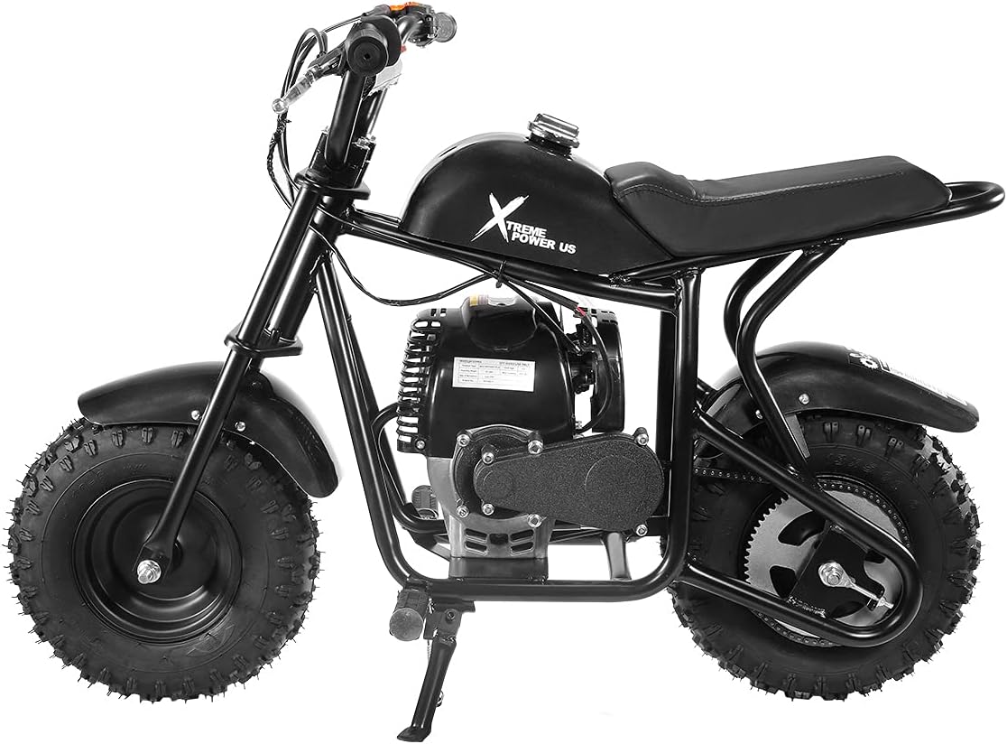 XtremepowerUS Pro-Edition 40CC 4-Stroke Kids Dirt Off Road Mini Dirt BIK Gas Powered Dirt Bike Off Road Dirt Bikes Trail Mini Bike, Black