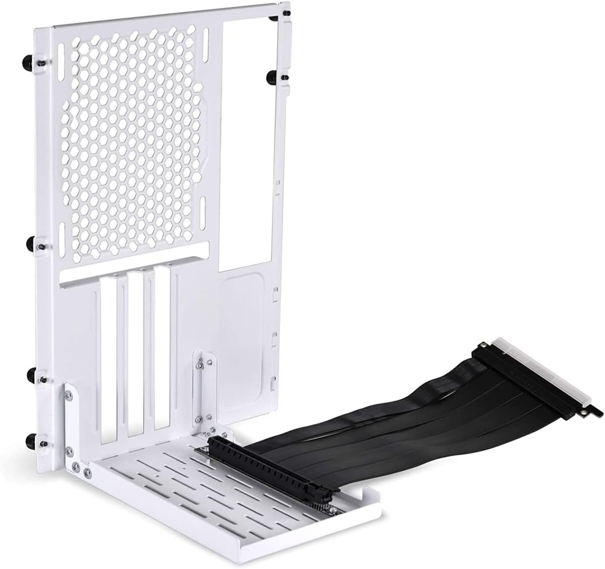 Lian Li O11DMINI-1W-4 PCIE 4.0 Vertical GPU Bracket Kit (White)