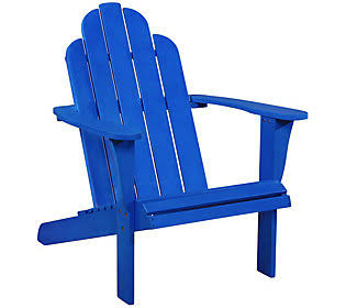 Linon Home Outdoor Adirondack Chair ,Blue
