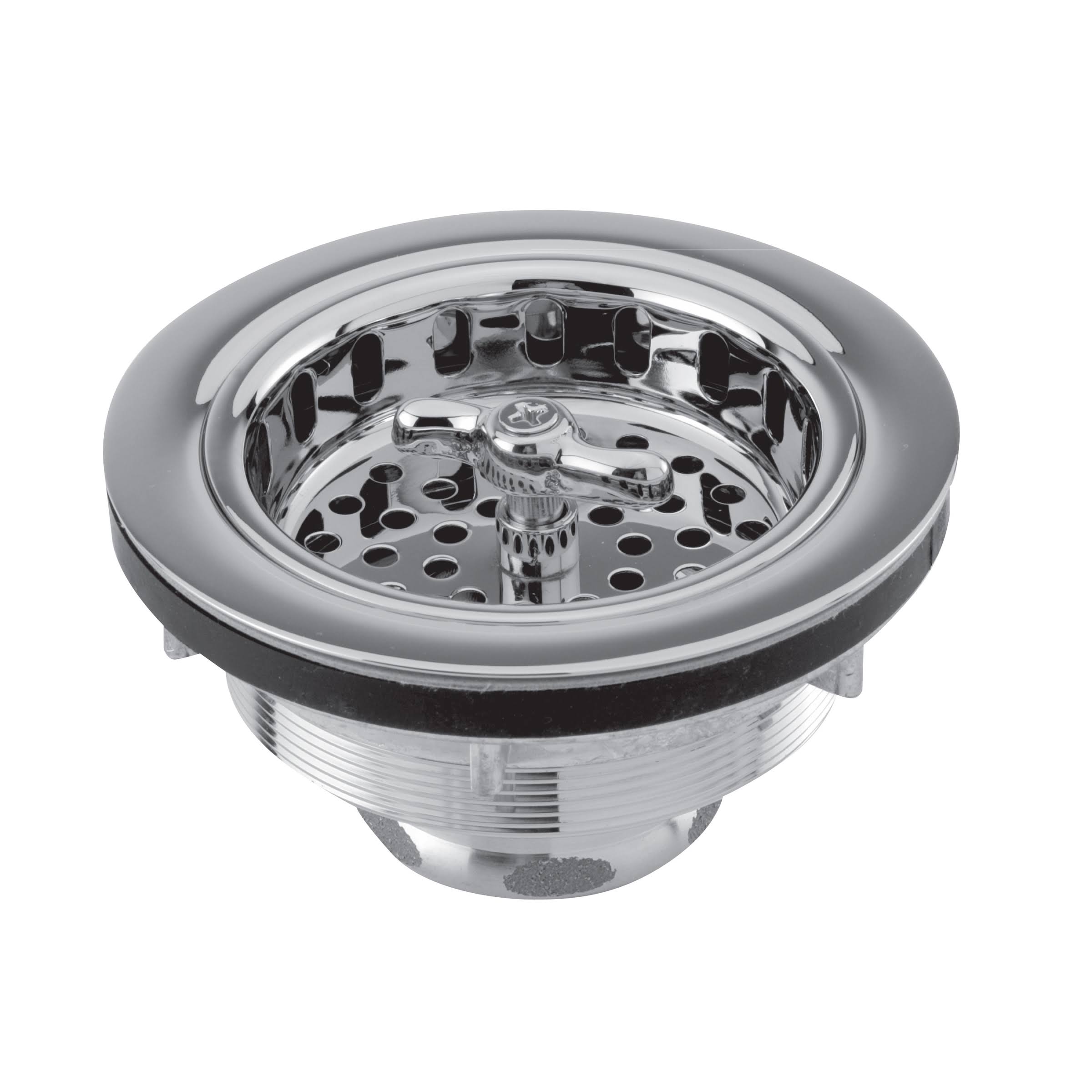 Brasstech 120/54 Large Basket STRAINER Set Gloss Black