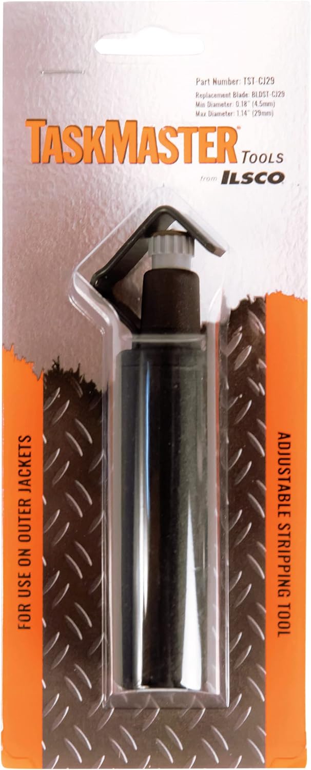 TaskMaster ILSCO TST-CJ29 Stripping Tool for Removal of Outer Jacket, cable diameter 0.18-1.14 in